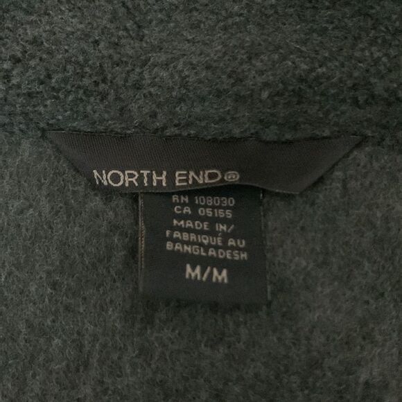North End Full Zip Fleece Gray Vens Size M - Picture 9 of 10